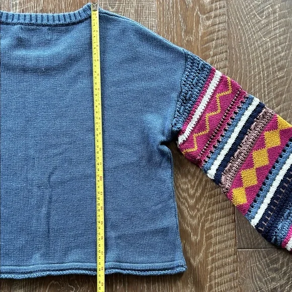 Altar'd State Denim Blue Sweater - Picture 4 of 6
